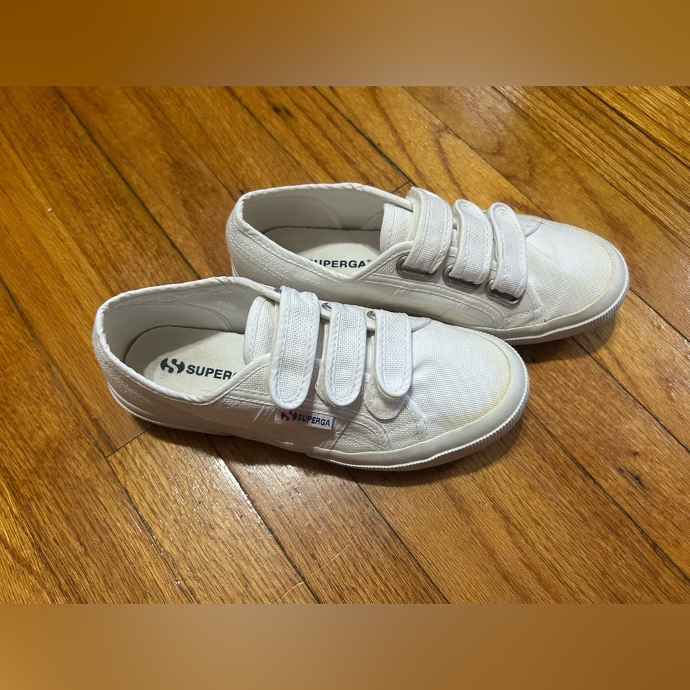 Superga 2750 COT3VELU White Sneakers Women's Size 7